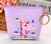 Load image into Gallery viewer, Cute Unicorn Zipper Wallets Money Bag